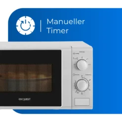 Exquisit Mikrowelle MW 802 Silber | 700 Watt | Timer | Auftaufunktion -Günstiges Brat Lust Geschäft 944353707dac9c8d79d2502d9c8ca3b8