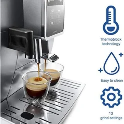 De'Longhi DeLonghi ECAM 370.95 S Dinamica Plus Kaffeevollautomat Silber -Günstiges Brat Lust Geschäft 95064732c98c05f2109aa1e3d4776e27