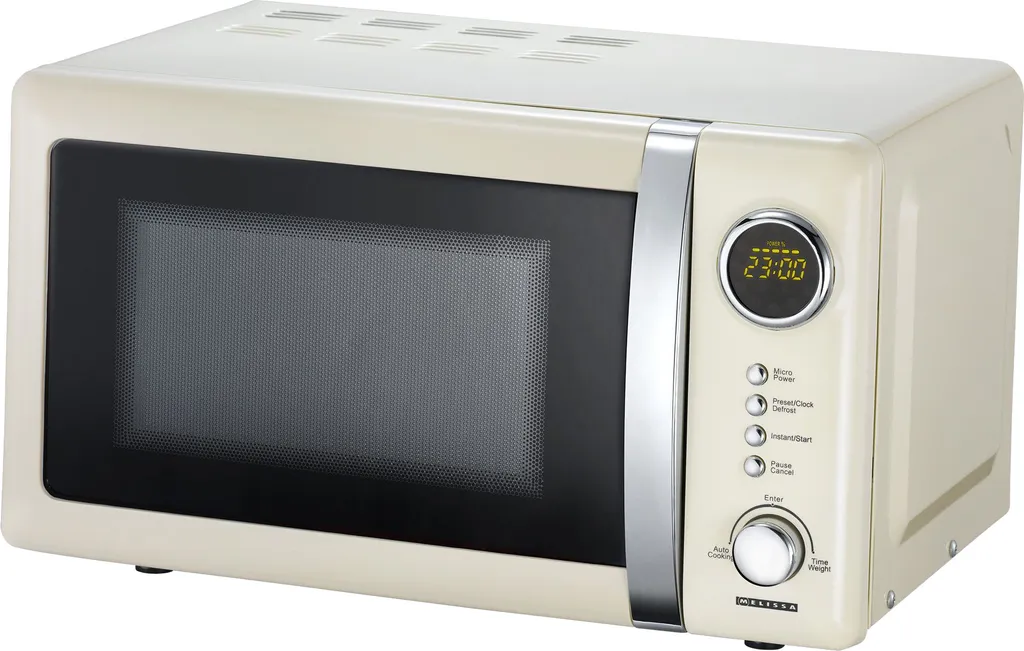 Melissa 16330108 CLASSICO Retro 20 Liter Mikrowelle Creme 5 Melissa 16330108 CLASSICO Retro 20 Liter Mikrowelle Creme – Bild 3