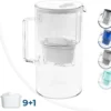 Glas Wasserfilter Wessper 2,5 L Mit 10 Filterkartuschen, Kompatibel Mit Brita Maxtra -Günstiges Brat Lust Geschäft 9840ad1832db8a7712c9ac1e671e5366