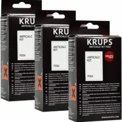 Krups Anticalc Kit* F054 Entkalker, Kalkreiniger, Kalkentferner, 3er Pack