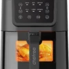 CHEFREE AFW01 Heißluftfritteuse, Mit Visuelles Fensterdesign, Kompaktfriteusen Mit 5L Fassungsvermögen Und 6 Voreingestellte Progra -Günstiges Brat Lust Geschäft 9ab85c02458396389f2d0def60fbeea8