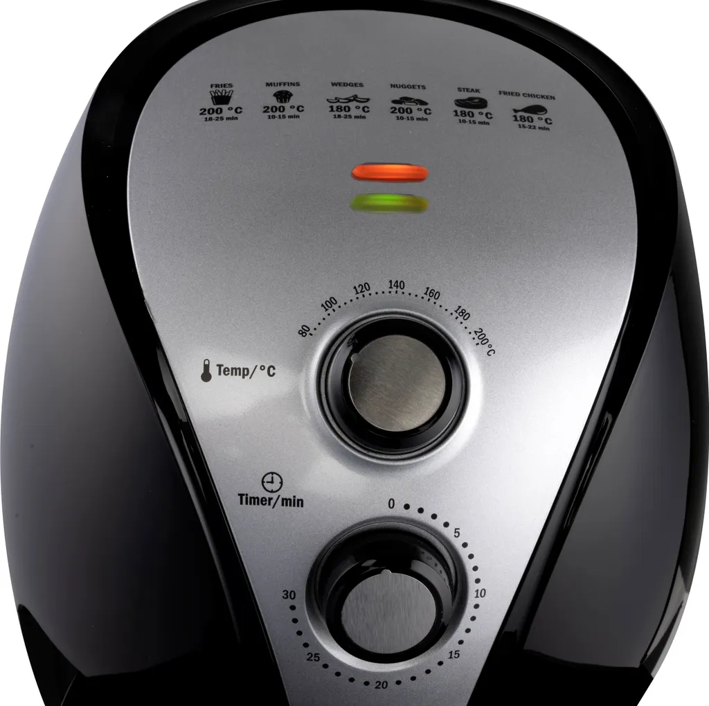 Cuisinier DeLuxe Heißluft-Fritteuse - 3,2 Liter 1300-1500 Watt 6 Cuisinier DeLuxe Heißluft-Fritteuse - 3,2 Liter 1300-1500 Watt – Bild 4