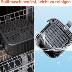 Cosori Premium 5,5-Liter Heißluftfritteuse, Grau -Günstiges Brat Lust Geschäft 9d96375d20b16a2cae45d95d804fa3be