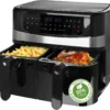 Emerio AF-126672 XXL Doppel Heißluft-Fritteuse Air-Fryer 2 X 4,5 Liter 12 Programme 1 Emerio AF-126672 XXL Doppel Heißluft-Fritteuse Air-Fryer 2 X 4,5 Liter 12 Programme -Günstiges Brat Lust Geschäft 9fd4b52007b844e96a07bcdc2a73d87a