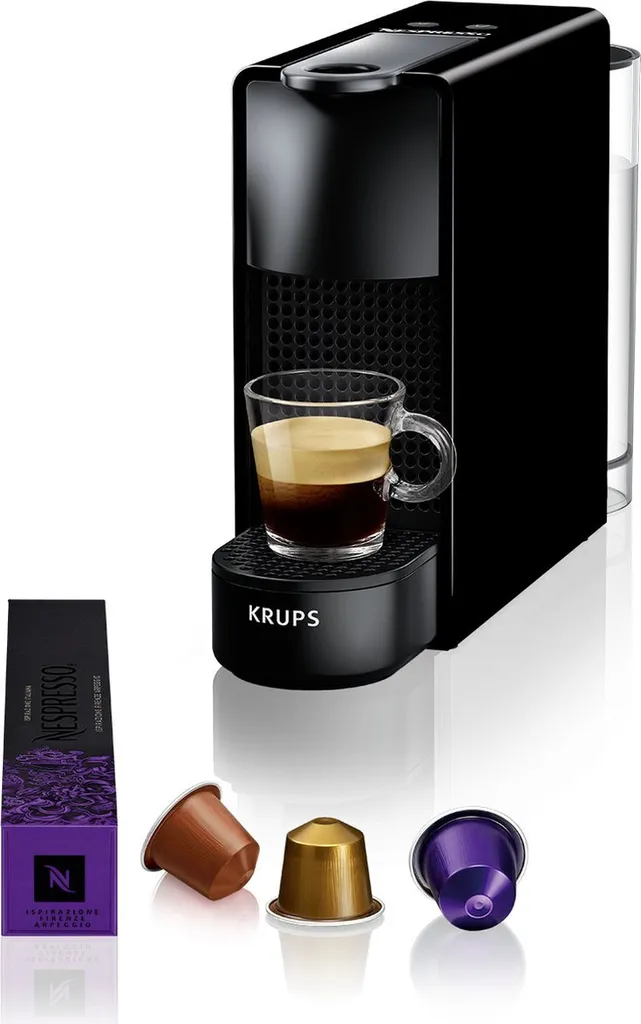 Krups Nespresso Essenza Mini XN1108 - Kaffeetassenmaschine - Schwarz 3 Krups Nespresso Essenza Mini XN1108 - Kaffeetassenmaschine - Schwarz