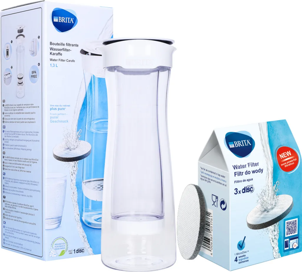 Brita Wasserfilter-Karaffe Fill And Serve Mind + 4 MicroDisc Filter 3 Brita Wasserfilter-Karaffe Fill And Serve Mind + 4 MicroDisc Filter