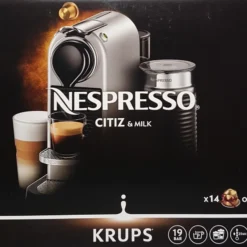 Krups XN7615.19 Nespresso Citiz & Milk Kaffeekapselmaschine (1260 Watt, Wassertankkapazität: 1l, Pumpendruck: 19 Bar) Rot -Günstiges Brat Lust Geschäft a1857d7176b6aeafe047bc70f87dc318