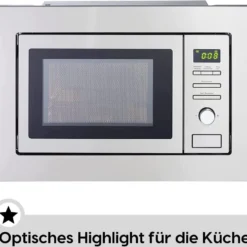 PKM Einbau Mikrowelle Microwellengerät Mikrowellenherd MW820-EBM Edelstahl 800 W -Günstiges Brat Lust Geschäft a2a321392e32e007103bfd681b0ed5cf