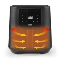 N8WERK Heißluft-Fritteuse In Der Midnight Edition Fritteuse Heißluft Fritteuse Airfryer Pommes 5L Ofen XL Digital Touch Display -Günstiges Brat Lust Geschäft a2bc48eaffbc7e9ce7b660c3b01aa368