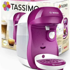 Bosch TASSIMO HAPPY Wild Purple +20 € Gutschein 1400 Watt 0,7 Liter Wassertank -Günstiges Brat Lust Geschäft a374b651e40e540adf9056af6e451fef