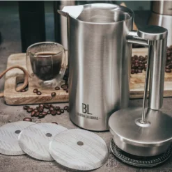 Bjørn Liebdhal French Press Edelstahl Kaffeemaschine Auch Für Camping : 0.6 Liter -Günstiges Brat Lust Geschäft a4db5d77398fa0bae6cc430bc6c7ad6a