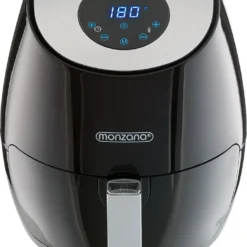 Monzana Heißluftfritteuse Digitales Touch-Display 3,6 L Ohne Öl Fett 6 Programme 1500 W Küche Fritteuse Heißluftofen Schwarz -Günstiges Brat Lust Geschäft a5c9d130d8786efdb167cba061d4aa67