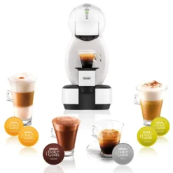 De'Longhi DeLonghi Kapselmaschine Dolce Gusto Colors, Weiß Mit Aufsätzen In Rot, Blau, Gelb -Günstiges Brat Lust Geschäft a6c37a38ecdbd3525ebc15b67755011c