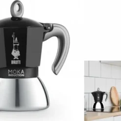 Bialetti MOKA 4TZ Induction Nera -Günstiges Brat Lust Geschäft a86108585d3ae0b3ddef22e38e40beb0