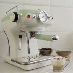 Ariete Vintage Siebträger-Espressomaschine Grün -Günstiges Brat Lust Geschäft aa4cfb0c36ef35fe15356207e52db2a7
