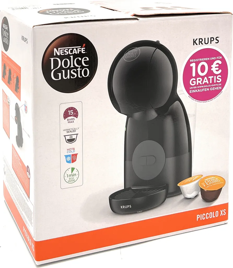 Krups NESCAFÉ® Dolce Gusto® Piccolo XS KP1A3B - Manuelle Kaffeemaschine - Schwarz 9 Krups NESCAFÉ® Dolce Gusto® Piccolo XS KP1A3B - Manuelle Kaffeemaschine - Schwarz – Bild 7