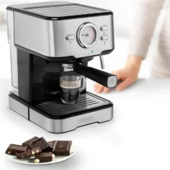 Princess 2 Tassen Espresso- & Kapselmaschine Mit Milchaufschäumer -Günstiges Brat Lust Geschäft ad18097905018ace43d3cc3dd2015d06