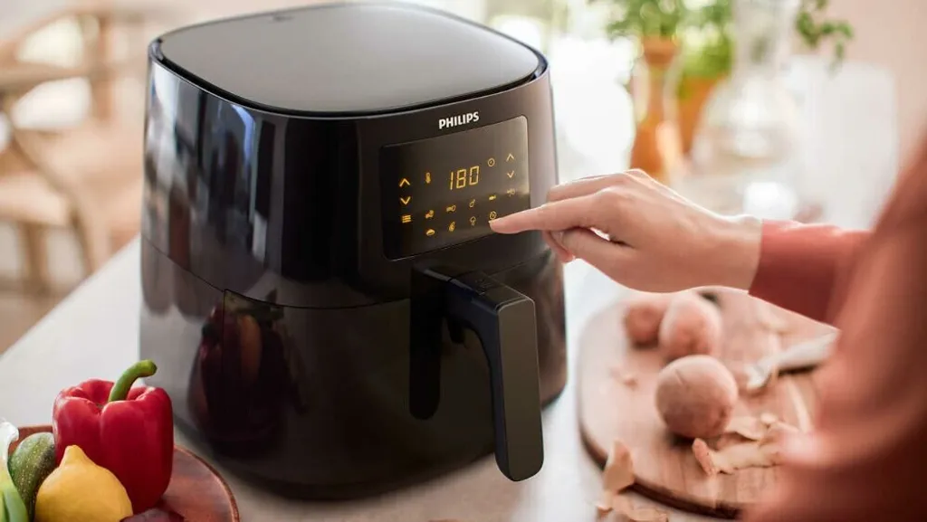 Philips Airfryer XL Essential HD9270/96 Heißluftfritteuse 1,2kg 6,2l Schwarz 5 Philips Airfryer XL Essential HD9270/96 Heißluftfritteuse 1,2kg 6,2l Schwarz – Bild 3