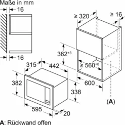 Bosch Serie | 2, Einbau-Mikrowelle, 60 X 38 Cm, Schwarz BFL623MB3 -Günstiges Brat Lust Geschäft af94c0375f9d2fbdbd52f9ff4ce8116e
