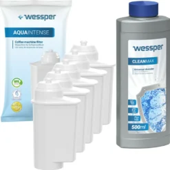 5x Wasserfilter Für Siemens EQ Series, Ersetzt Brita Intenza Un 500ml Entkalker