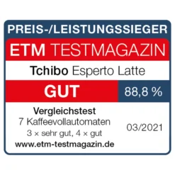 Tchibo Kaffeevollautomat Esperto Latte Für Caffè Crema, Espresso, Cappuccino Und Milchschaum, Anthrazit -Günstiges Brat Lust Geschäft b1167fdb4a246d189e99d4c309605f86