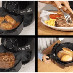 Starlyf® OIL FREE FRYER – Heißluftfritteuse, Umluft-Fritteuse Ohne ÖL, 3,8 Liter Fassungsvermögen, Spühlmaschinenfest, 1400 Watt – Aus Der TV Werbung -Günstiges Brat Lust Geschäft b2b28e6d8e411a0b5f9c878ee6fc4e09