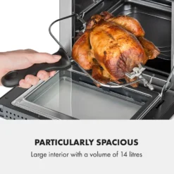 AeroVital Cube Chef Heißluftfritteuse 1700W 14l 16 Programme Schwarz -Günstiges Brat Lust Geschäft b2e4bac798fed067a11a3fe0fda1d2d7