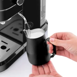 ETA Siebträgermaschine STORIO ETA618190020 Retro Schwarz, 1350W, Max.20 Bar, Thermoblock -Günstiges Brat Lust Geschäft b46f155a6c427ef35cdb524ec2fae6fe