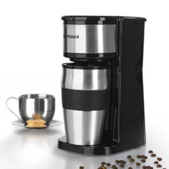 Coffeemaxx Single Kaffeemaschine Edelstahl Inkl Thermobecher -Günstiges Brat Lust Geschäft b4eb2ba2afe063429ce8ed3ec872c8e2