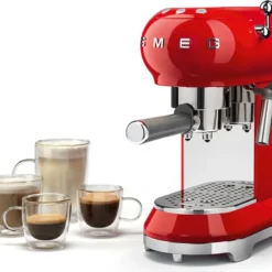 SMEG Espresso Kaffeemaschine Rot ECF01RDEU -Günstiges Brat Lust Geschäft b5b085f2f0ff805049c4f413f0e970f2