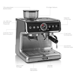 BEEM ESPRESSO-GRIND-PROFESSION Espresso-Siebträgermaschine Mit Mahlwerk + 1x ESPRESSO PERFETTO Ganze Bohne + 1x CAFÉ CREMA Ganze Bohne Espressomaschine Siebträger Maschine Barista Edelstahl Mit Mahlwerk Inkl Kaffee 20 BEEM ESPRESSO-GRIND-PROFESSION Espresso-Siebträgermaschine Mit Mahlwerk + 1x ESPRESSO PERFETTO Ganze Bohne + 1x CAFÉ CREMA Ganze Bohne Espressomaschine Siebträger Maschine Barista Edelstahl Mit Mahlwerk Inkl Kaffee -Günstiges Brat Lust Geschäft b5efb1c5c4b73530c8676152965c507d