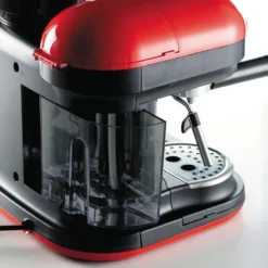 Ariete Siebträger-Espressomaschine Moderna Mit Kaffeemühle Und Aufschäumdüse, Rot/schwarz -Günstiges Brat Lust Geschäft b69cc81893bce1b8e5739ca7dd201322