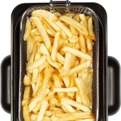 Lentz 3 Liter Edelstahl Kaltzonen-Fritteuse Mit Deckel Inkl. Fritierkorb 2000 Watt Friteuse