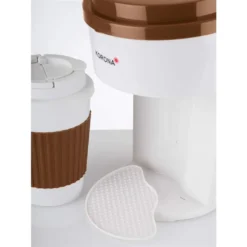 KORONA Kaffee To Go Kaffeemaschine Braun/Weiß Mit Becher -Günstiges Brat Lust Geschäft b9b83cbd68c8585c865ffa6deaf86b82