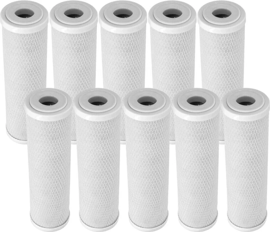 10x Wessper 10" Aktivkohle Filter Für Umkehrosmose, Kokos Filterkartusche, Wasserspeiseleitung & Partikelfiltration – 5 Micron 3 10x Wessper 10" Aktivkohle Filter Für Umkehrosmose, Kokos Filterkartusche, Wasserspeiseleitung & Partikelfiltration – 5 Micron