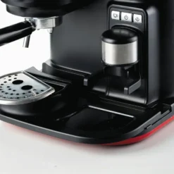 Ariete Siebträger-Espressomaschine Moderna Mit Kaffeemühle Und Aufschäumdüse, Rot/schwarz -Günstiges Brat Lust Geschäft ba3336a256ccd0580e0780e8a9045b92