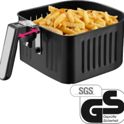 Tectake Heißluftfritteuse Ben 10,2 L - Silber -Günstiges Brat Lust Geschäft bb55700e981fb6d06ca1070b3906b885