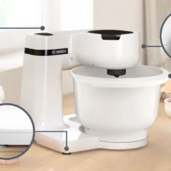 Bosch Küchenmaschine, MUM Serie 2, 700 W, Weiß MUMS2AW21 -Günstiges Brat Lust Geschäft bd9baf757fd769b97cbac48e76a28161