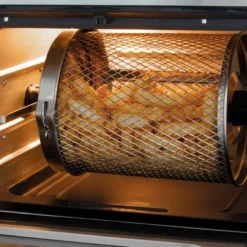 ProfiCook PC-FR 1200 H Heißluft-Fritteuse, 9 Automatikprogramme Inkl. Variabler Zeit Und Temperatureinstellung, Kapazität: Ca. 11 Liter, 4 Einschubhöhen Für Optimale Backergebisse, Edelstahl-schwarz -Günstiges Brat Lust Geschäft bde8b9f6f9047d9c730566f1edd0b25a