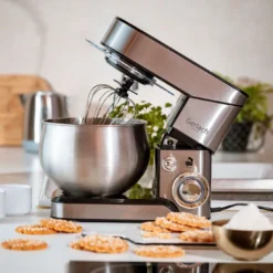 Gerlach Edelstahl Küchenmaschine | 1800 Watt | Planetarisches Rührsystem -Günstiges Brat Lust Geschäft bf1f12348e2b43e37d3321074feb7874