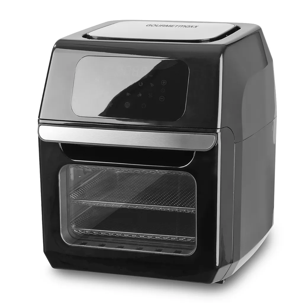 GOURMETmaxx Heißluft-Fritteuse Digital - 12l - 1800W Heißluft Fritteuse Fettfrei 12L Friteuse Airfryer Digital Drehgrill XL Fritöse 13 GOURMETmaxx Heißluft-Fritteuse Digital - 12l - 1800W Heißluft Fritteuse Fettfrei 12L Friteuse Airfryer Digital Drehgrill XL Fritöse – Bild 11