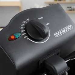 Monzana Fritteuse 3 L Edelstahl Temperaturregler Bis 190°C Sichtfenster Spülmaschinengeeignet 2000 W Filter Kontrollleuchte Küche Kaltzonen-Fritteuse -Günstiges Brat Lust Geschäft bf42f9280ef92e1bb5667e146160646c