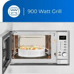 Exquisit Einbaumikrowelle EMW 19-7 G | 700 Watt | Grill | Edelstahl -Günstiges Brat Lust Geschäft c0b079cc39408516fb1ef493f8c00f05