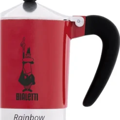 Bialetti Rainbow, Italienische Espresso-Kaffeemaschine, Aluminium, 3 Tassen, Rot -Günstiges Brat Lust Geschäft c2c26e5b0600ac8b4b549ac97818d5b8