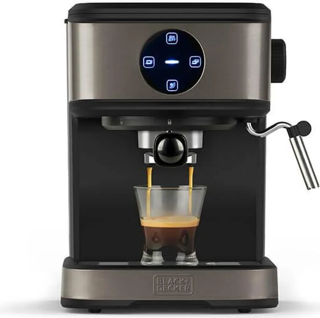 Black & Decker BLACK + DECKER Espressomaschine 20 Bar 4 Black & Decker BLACK + DECKER Espressomaschine 20 Bar – Bild 2