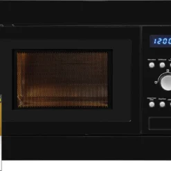 Exquisit Einbau-Mikrowelle EMW 1770-G-D-030 Schwarz | 700 W | 17 L | Schwarz
