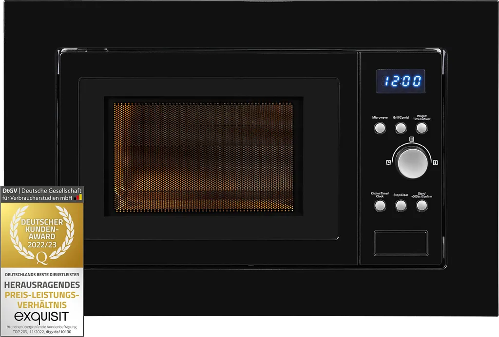 Exquisit Einbau-Mikrowelle EMW 1770-G-D-030 Schwarz | 700 W | 17 L | Schwarz 3 Exquisit Einbau-Mikrowelle EMW 1770-G-D-030 Schwarz | 700 W | 17 L | Schwarz