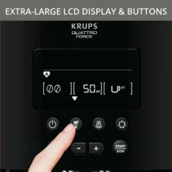 Krups Kaffeevollautomat Quattro Force Mit Milchaufschäumdüse + Mahlwerk EA817K -Günstiges Brat Lust Geschäft c7a7ea206e8c6b63f845497d5f26cb07