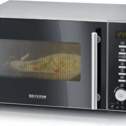 Severin Mikrowelle MW 7773 3-in-1 20 Liter 800 Watt Grill Heißluft Pizzafunktion